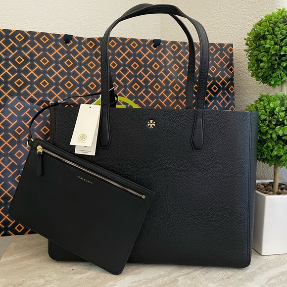 New , tory burch large blake tote & clutch - Picture 3 of 14